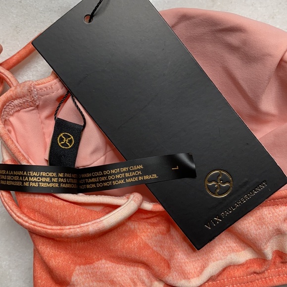 NWT Vix Paula Hermanny Camu Light Pink Bikini Set - Picture 6 of 15